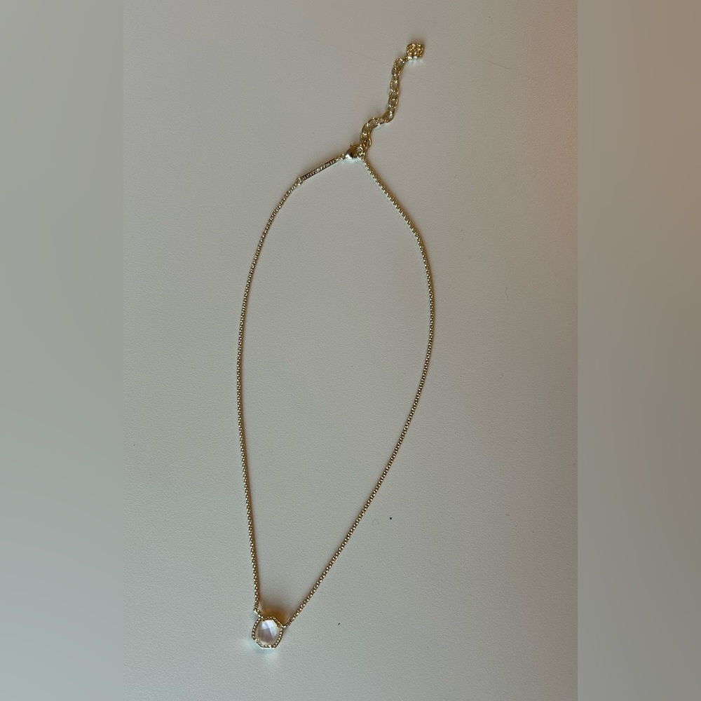 Kendra Scott Davie Gold & Ivory Mother of Pearl Necklace